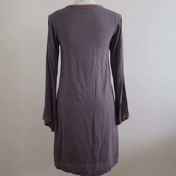 Wrangler Embroidered Long Sleeve Dress S - Picture 8 of 10